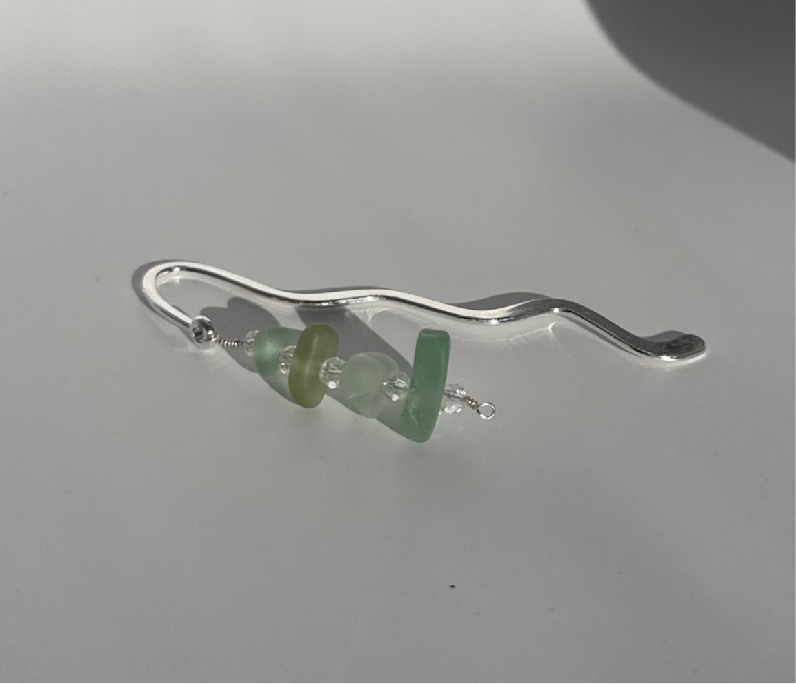 Scottish Sea glass bookmark - gift for a book lover - BespokeByAileen