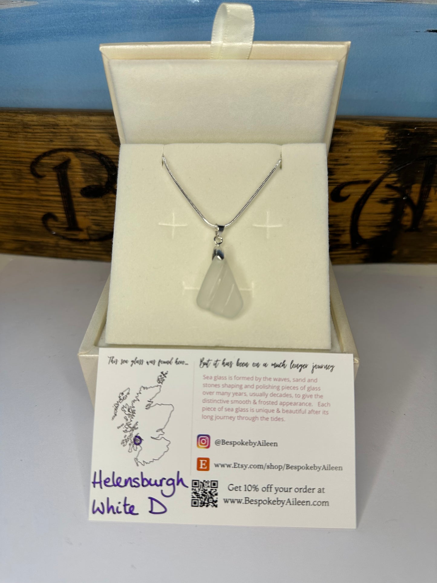 Sea glass Sterling silver necklaces - Ready to ship