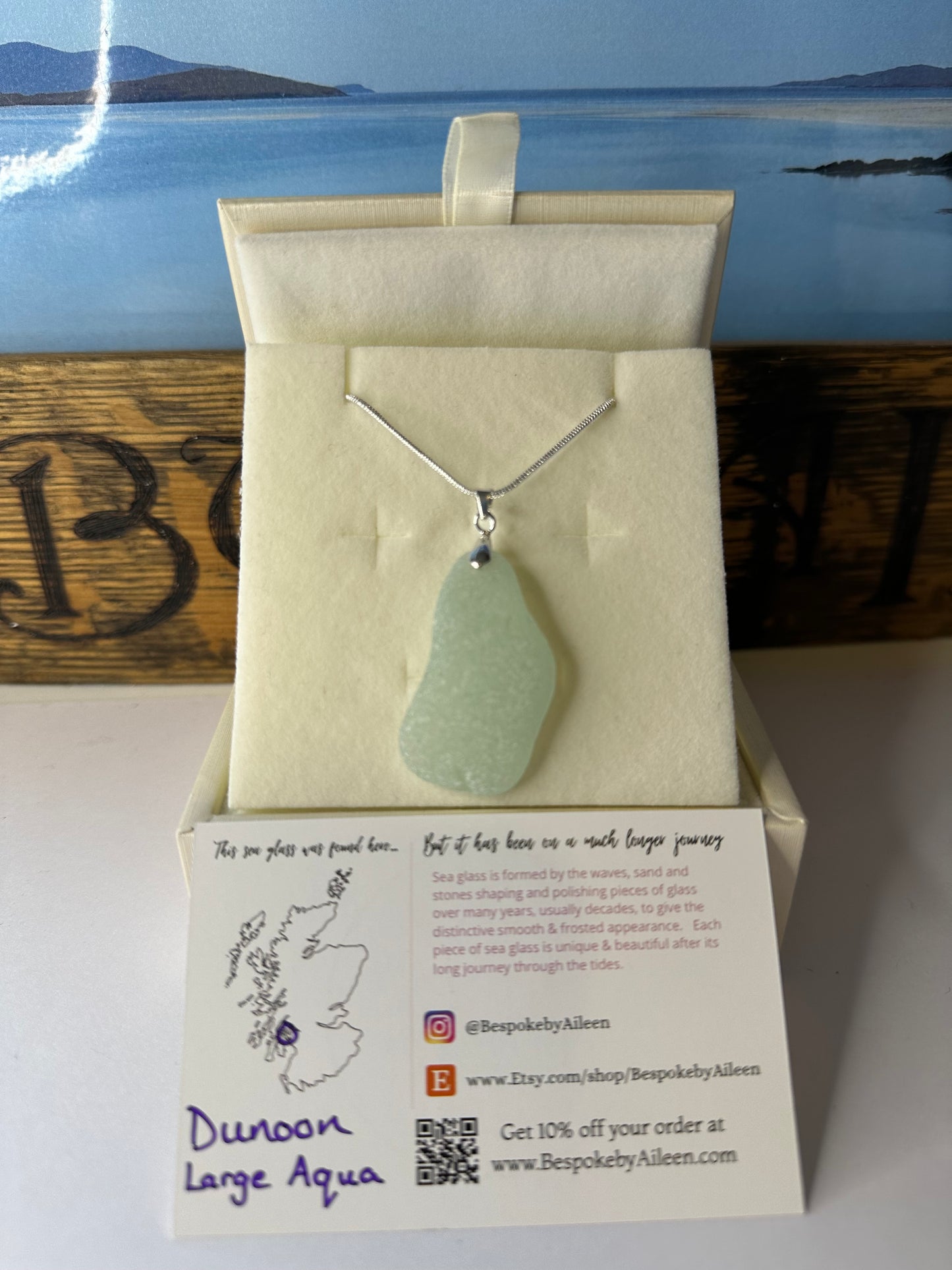 Sea glass Sterling silver necklaces - Ready to ship