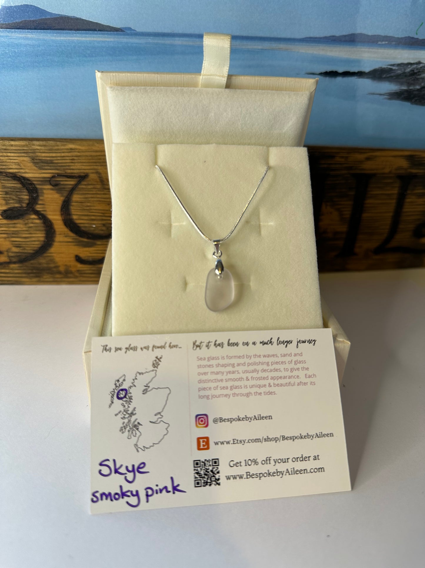 Sea glass Sterling silver necklaces - Ready to ship