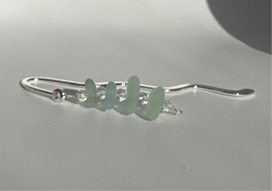 Scottish Sea glass bookmark - gift for a book lover - BespokeByAileen